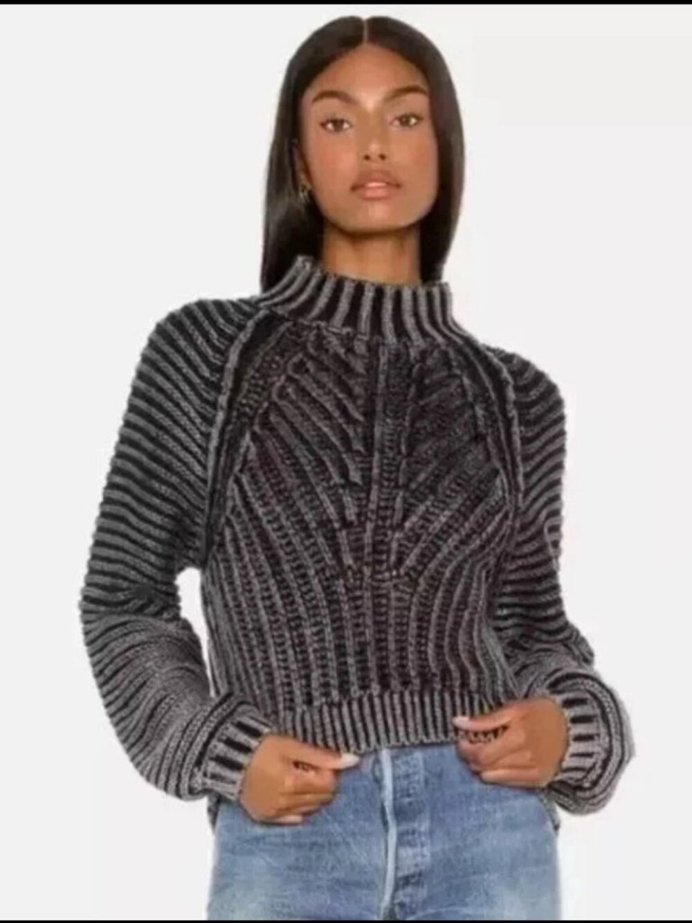 Free People Sweetheart Mock Neck Sweater